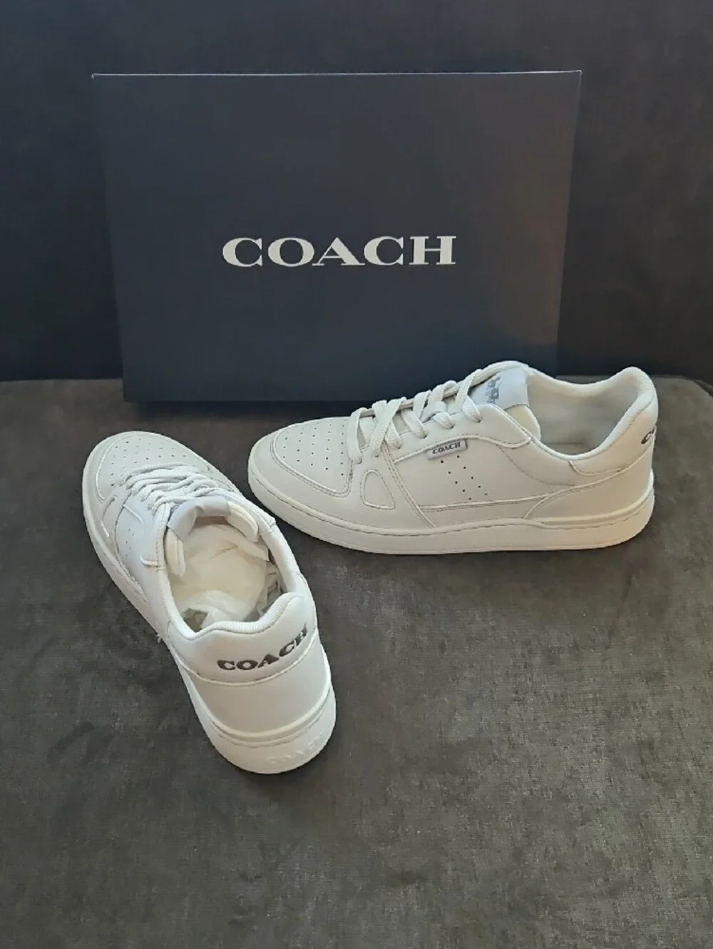 Coach clean white